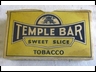 Temple Bar Cardboard Tobacco Packet